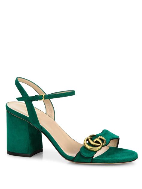 gucci women's block heel platform slide sandals|authentic gucci sandals women.